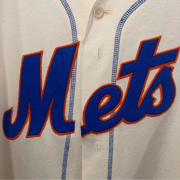Majestic New York Mets Cooperstown Jersey Adult Size 2X - Picture 5 of 6